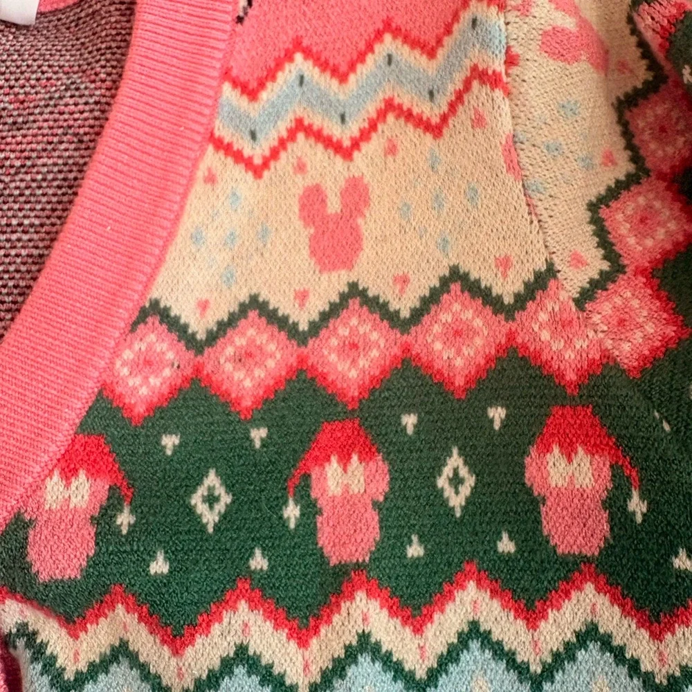 Disney Pink and Green Kids Sweater - Picture 14 of 14